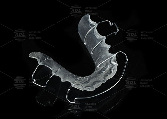 China Dental Lab Customizable Hawley Retainer Comfortably Removable Retains Teeth Position Effectively